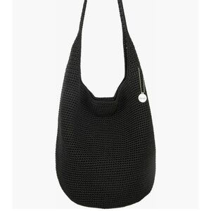 The Sak | Hand Crocheted in Bali 2024 Black Tote Boho Purse